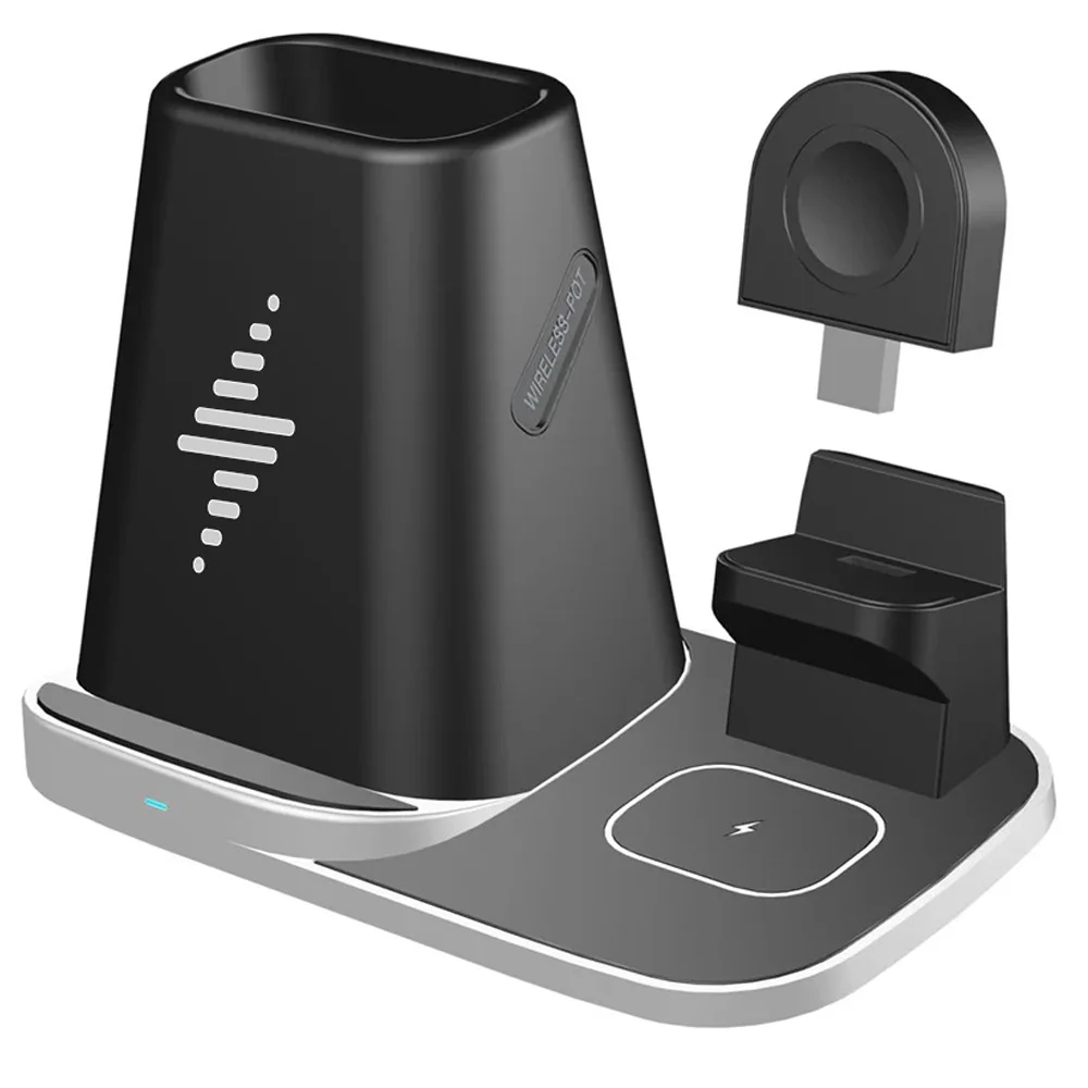 4 In 1 Wireless Charger For IPhone 11 12 Pro Max QI Fast Charging Station For Apple Watch/AirPods Magnetic Charger
4 In 1 Wireless Charger For IPhone 11 12 Pro Max QI Fast Charging Station For Apple Watch/AirPods Magnetic Charger