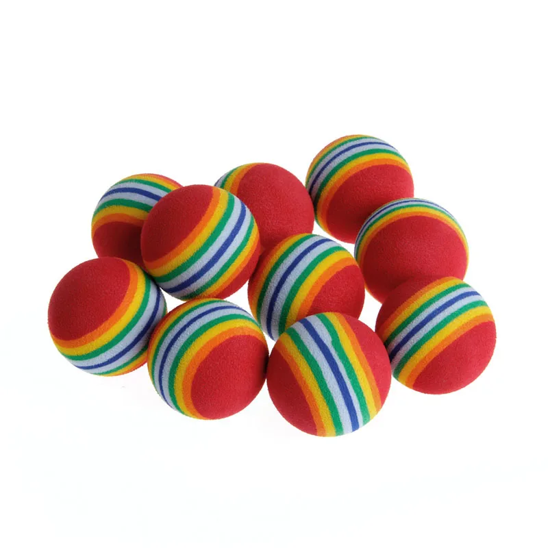 10Pcs Colorful Pet Rainbow Foam Fetch Balls Training Interactive Dog Funny Toy D7WE
10Pcs Colorful Pet Rainbow Foam Fetch Balls Training Interactive Dog Funny Toy D7WE
