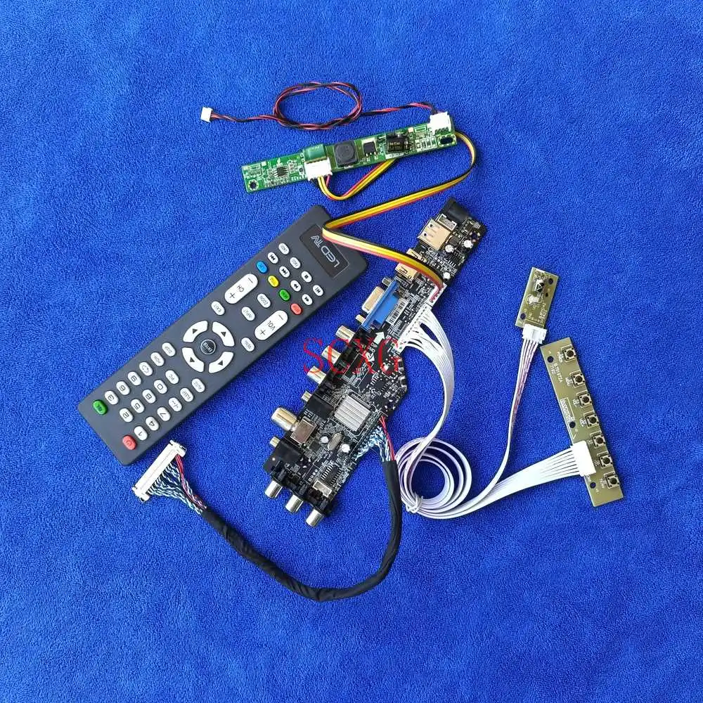 Fit DV215FHM/HM215WU1/HR215WU1 HDMI-compatible VGA USB LCD LED 1920*1080 Signal Digital Matrix controller board 30 Pin LVDS KIT
Fit DV215FHM/HM215WU1/HR215WU1 HDMI-compatible VGA USB LCD LED 1920*1080 Signal Digital Matrix controller board 30 Pin LVDS KIT