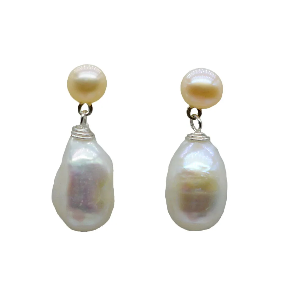 Cute little earrings drop-shaped white powder irregular freshwater pearl silver earrings pearl earrings girl gifts
Cute little earrings drop-shaped white powder irregular freshwater pearl silver earrings pearl earrings girl gifts