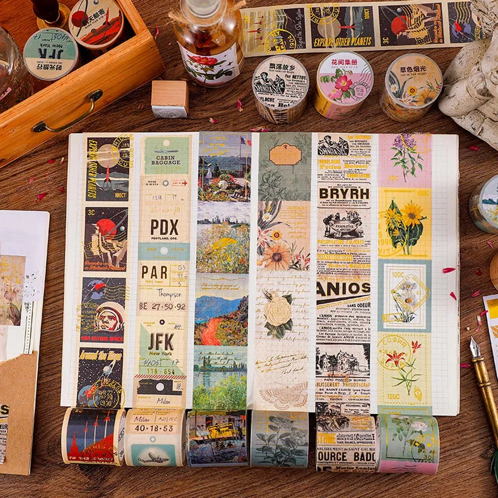 DIY Tapes Masking Tape Decorative Bronzing Tape Stickers Hand account tape DIY Sticker Tapes Stickers Stationery Tape
DIY Tapes Masking Tape Decorative Bronzing Tape Stickers Hand account tape DIY Sticker Tapes Stickers Stationery Tape