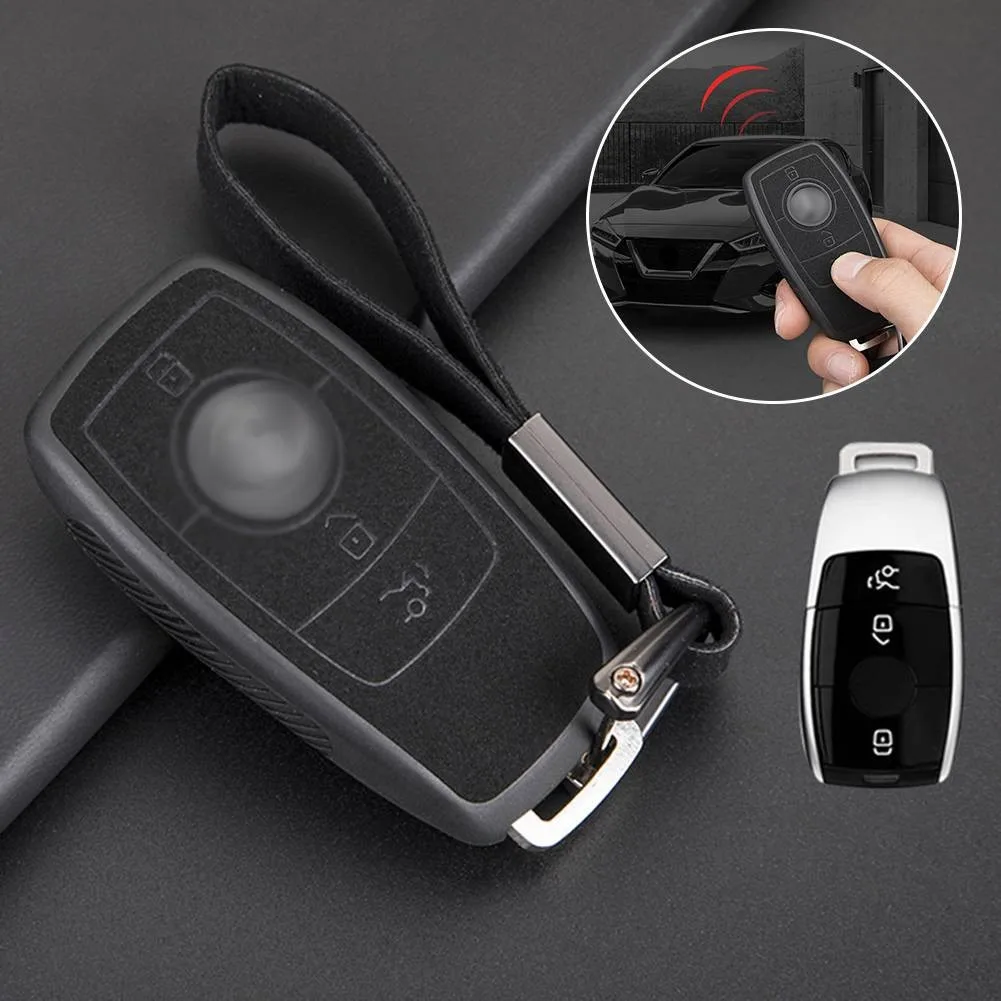 Smart Car Key Case Cover Suede For Mercedes Benz A C E S G Class GLC CLE CLA W177 W205 W213 W222 X167 AMG Key Protective Cover
Smart Car Key Case Cover Suede For Mercedes Benz A C E S G Class GLC CLE CLA W177 W205 W213 W222 X167 AMG Key Protective Cover