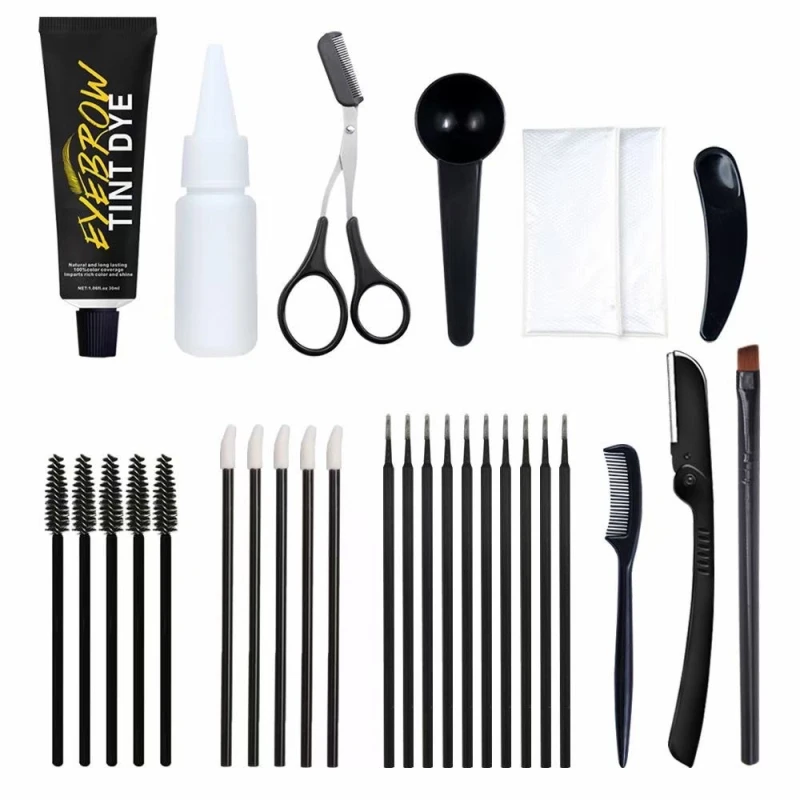 Natural 3 Colors Eyebrow Dyeing Cream Set Waterproof Eyebrow Cream Black Brown Maroon Eyelash Dyeing Cream Paint Makeup Cosmetic
Natural 3 Colors Eyebrow Dyeing Cream Set Waterproof Eyebrow Cream Black Brown Maroon Eyelash Dyeing Cream Paint Makeup Cosmetic