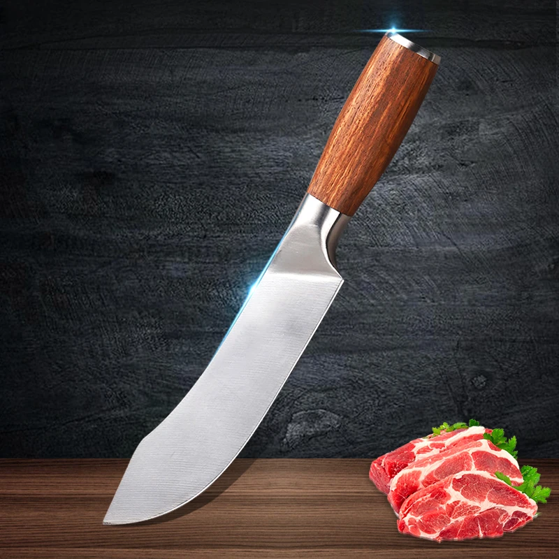 Meat Cleaver Boning Knife Stainless Steel 7.5 inch Butcher Knife Fish Vegetables Slicing Knife Kitchen Chef Knife 
Meat Cleaver Boning Knife Stainless Steel 7.5 inch Butcher Knife Fish Vegetables Slicing Knife Kitchen Chef Knife