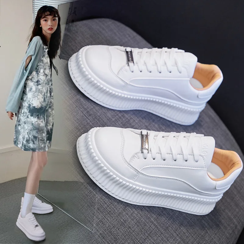 Trend Sneakers Women Flats 2021 Spring Casual Breathable White Platform Shoes Lace Up Ladies Comfort Walking Shoes New Fashion
Trend Sneakers Women Flats 2021 Spring Casual Breathable White Platform Shoes Lace Up Ladies Comfort Walking Shoes New Fashion