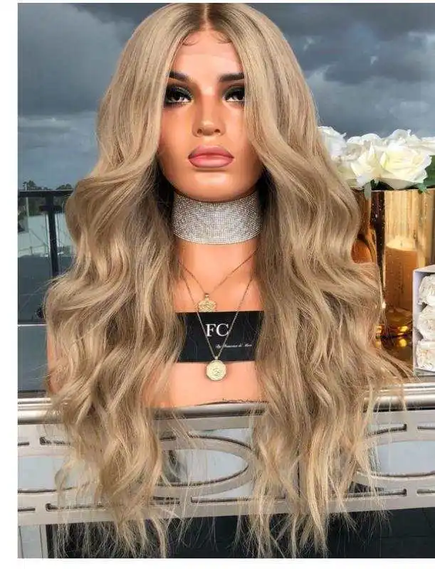Foreign Trade Wig Women's Mid-Length Long Curly Hair Big Wave Micro Curly Long Hair Black Gradient Chemical Fiber Wig Sheath
Foreign Trade Wig Women's Mid-Length Long Curly Hair Big Wave Micro Curly Long Hair Black Gradient Chemical Fiber Wig Sheath