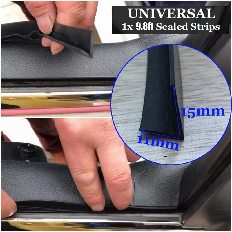 Rubber Car sealing Strip Trim Window 1pc 3 meter Auto Door Edge Moulding Replacement
Rubber Car sealing Strip Trim Window 1pc 3 meter Auto Door Edge Moulding Replacement