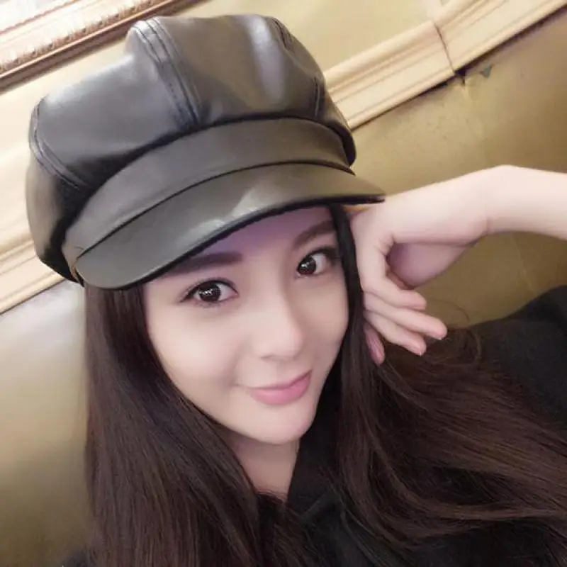 Pu Leather Beret Hat Winter Hats For Women Men Painter Newsboy Cap Male Vintage Beret Female Black Boinas 11.11 Hats
Pu Leather Beret Hat Winter Hats For Women Men Painter Newsboy Cap Male Vintage Beret Female Black Boinas 11.11 Hats