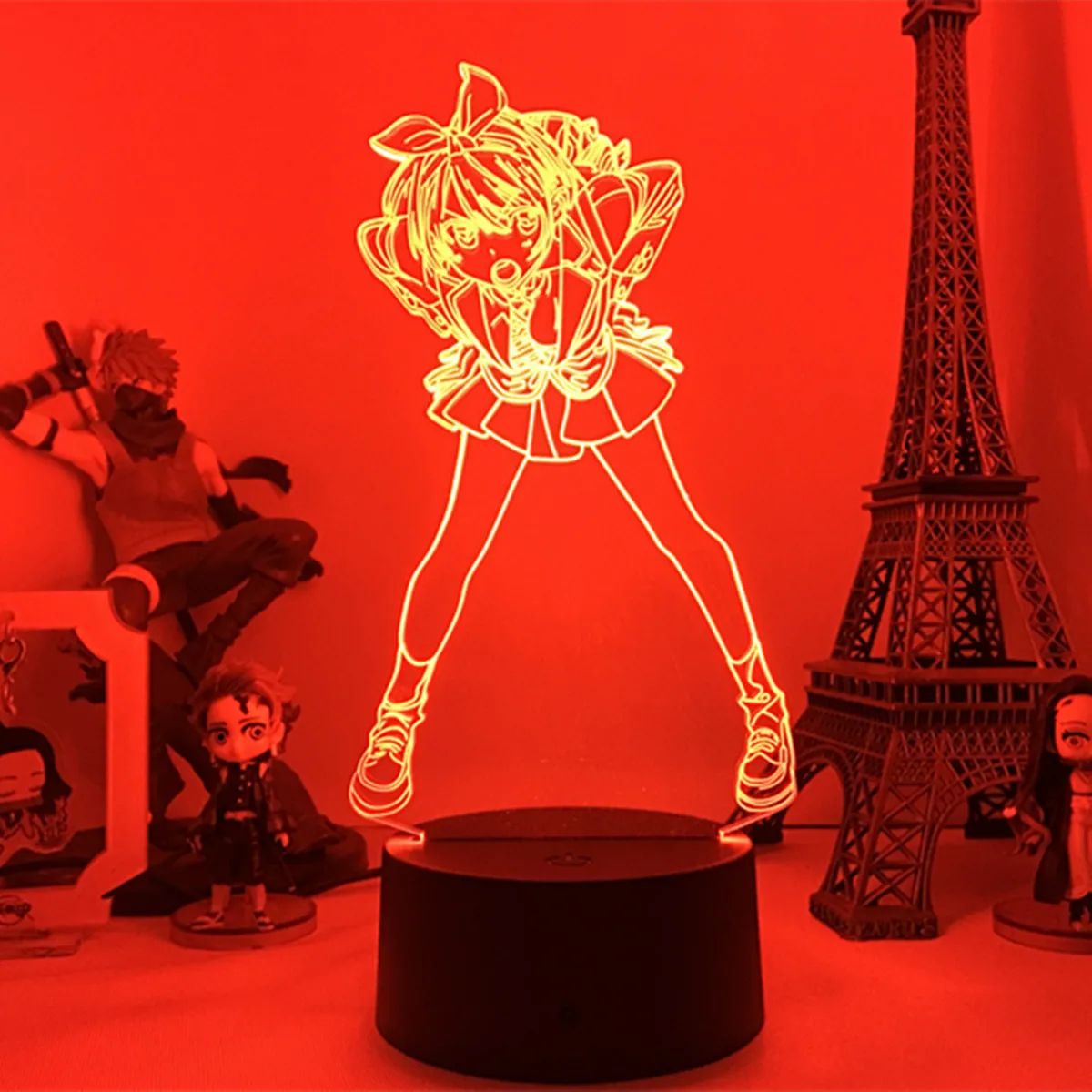 Japanese Anime Led Night Light Lamp for Bedroom Decor Birthday Gift Light Anime Figure Gadget
