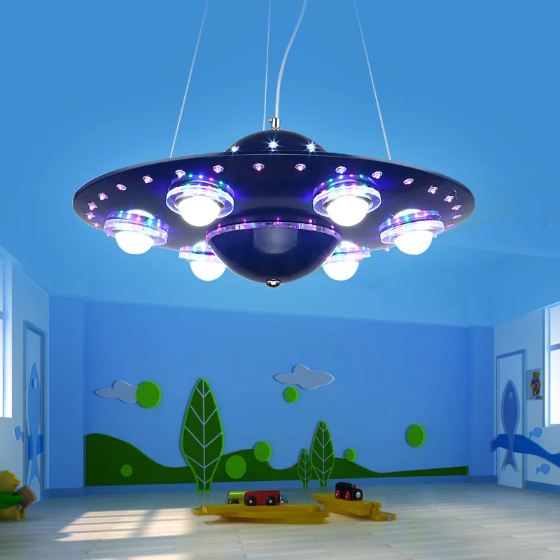 Modern Creative Technology Cartoon LED Pendant Light Alien UFO Flying Saucer Decoration Boy Children's Room Bedroom Pendant Lamp
Modern Creative Technology Cartoon LED Pendant Light Alien UFO Flying Saucer Decoration Boy Children's Room Bedroom Pendant Lamp