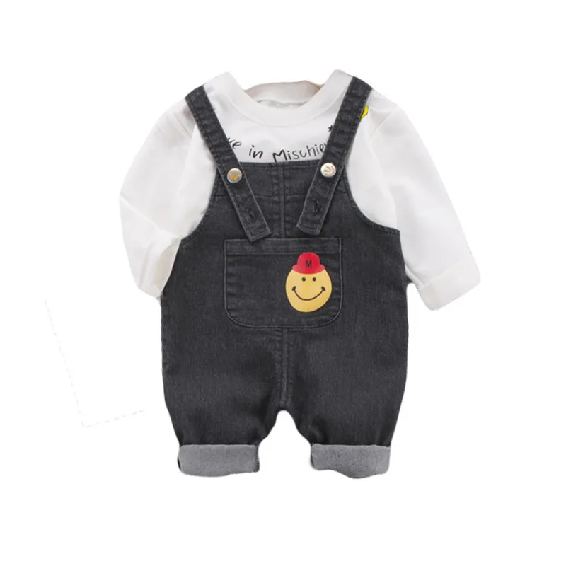 New Spring Autumn Baby Boys Girls Clothes Children Cotton T Shirt Overalls 2Pcs/set Toddler Casual Costume Infant Kids Tracksuit
New Spring Autumn Baby Boys Girls Clothes Children Cotton T Shirt Overalls 2Pcs/set Toddler Casual Costume Infant Kids Tracksuit