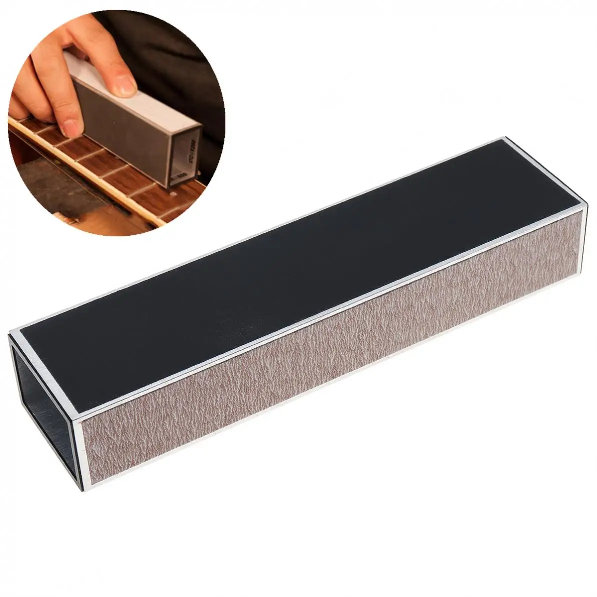 15 x 3.8 x 2.5cm Guitar Bass Neck Sanding Guitar Fret Leveler Leveling Aluminum Beam Sandpaper Luthier Protector Guitar Parts
15 x 3.8 x 2.5cm Guitar Bass Neck Sanding Guitar Fret Leveler Leveling Aluminum Beam Sandpaper Luthier Protector Guitar Parts