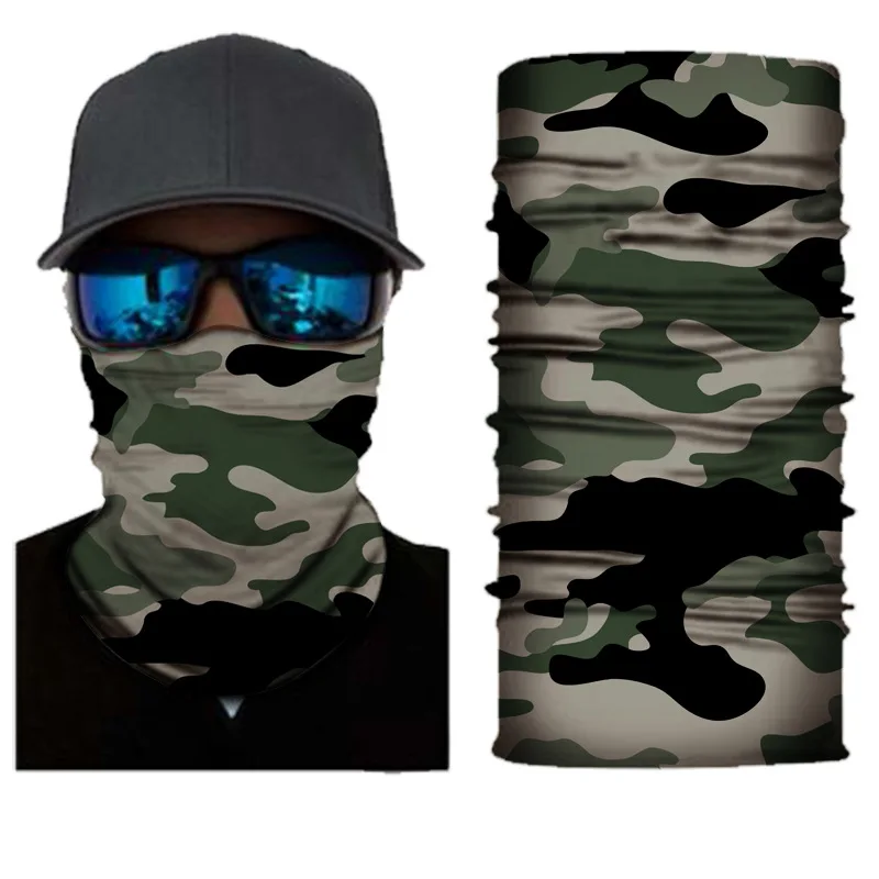 3D камуфляжная бесшовная бандана многофункциональный шарф трубка шея гаитер