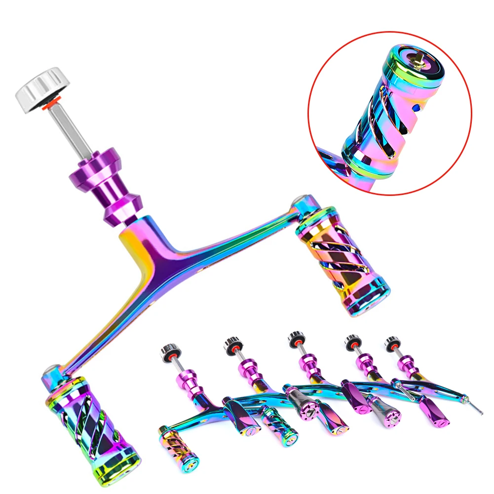 Fishing Reel Handle Dual Arm Aluminum Alloy Metal Rocker Arm Replacement Spinning Reel Handle Grip Fishing Tackle Accessories 
Fishing Reel Handle Dual Arm Aluminum Alloy Metal Rocker Arm Replacement Spinning Reel Handle Grip Fishing Tackle Accessories