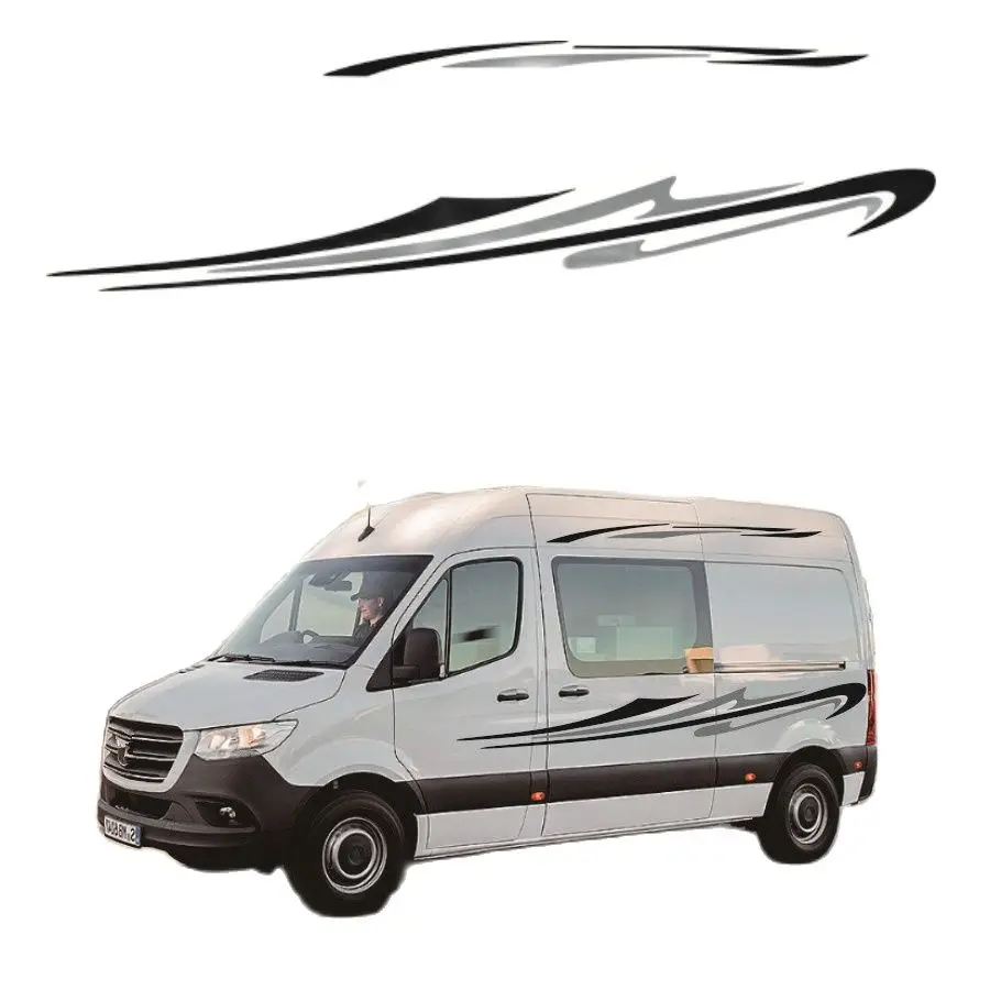 Graphics Decals Car Stickers Vinyl New Two Side Stripes Graphics for Caravan Travel Trailer Camper Van 
Graphics Decals Car Stickers Vinyl New Two Side Stripes Graphics for Caravan Travel Trailer Camper Van