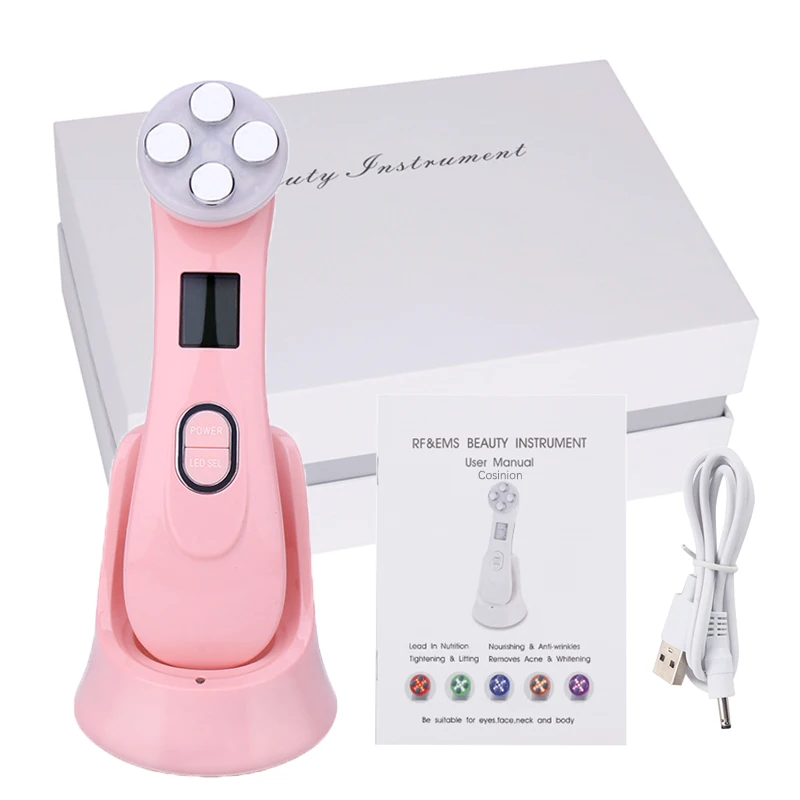 Facial Mesotherapy Electroporation RF Radio Frequency LED Photon Face Lifting Tighten Wrinkle Removal Skin Care Face Massager
Facial Mesotherapy Electroporation RF Radio Frequency LED Photon Face Lifting Tighten Wrinkle Removal Skin Care Face Massager