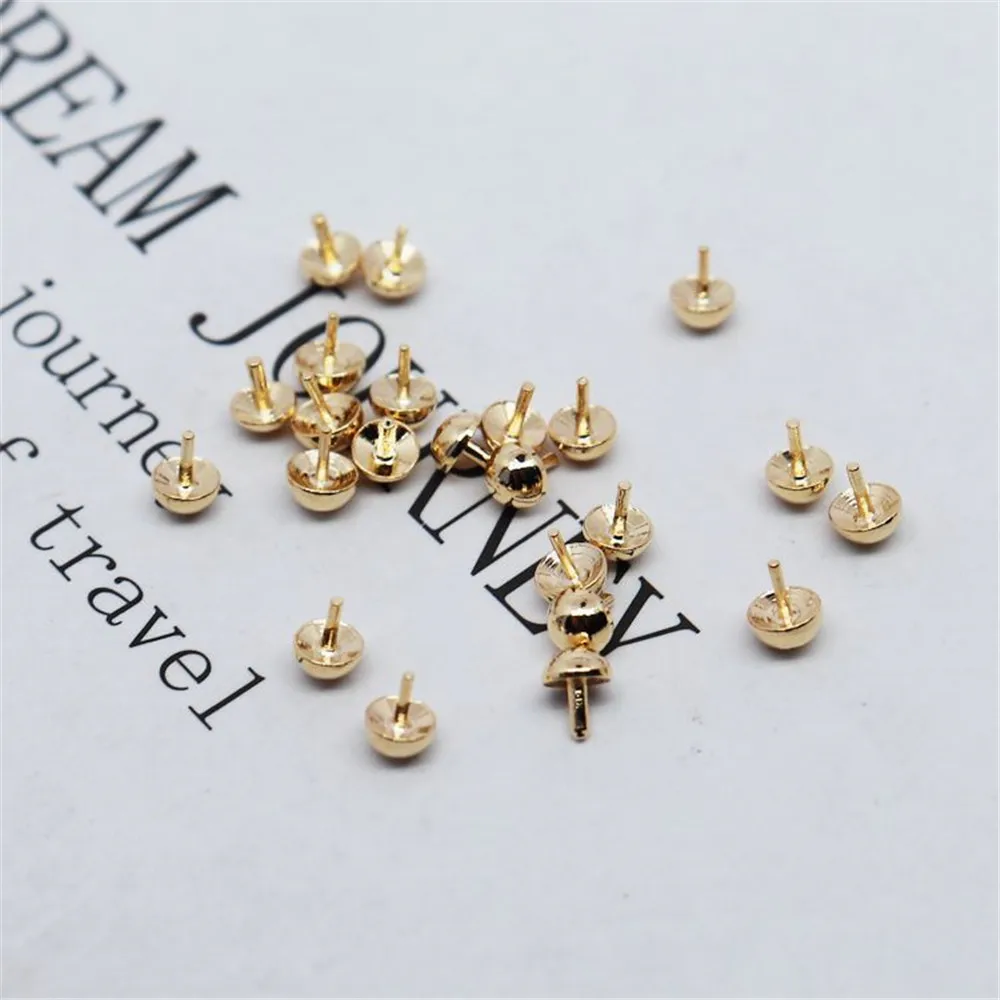 Strong color copper bag 18K gold pearl round plug handmade DIY jewelry accessories T word sealing nail
Strong color copper bag 18K gold pearl round plug handmade DIY jewelry accessories T word sealing nail