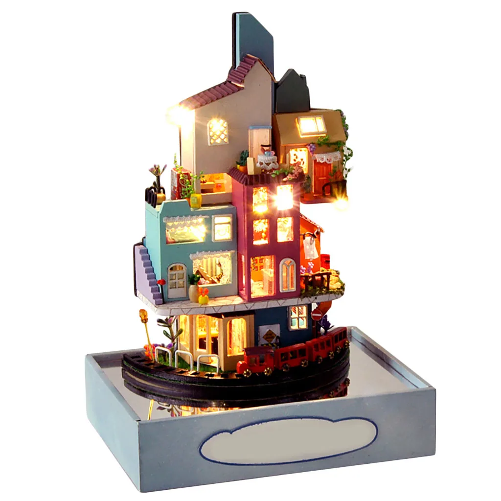 Kids Children Toys DIY Miniature Dollhouse Kit House with Furniture Sets Kids Educational Toys 2020 Funny Toys for Kids
Kids Children Toys DIY Miniature Dollhouse Kit House with Furniture Sets Kids Educational Toys 2020 Funny Toys for Kids