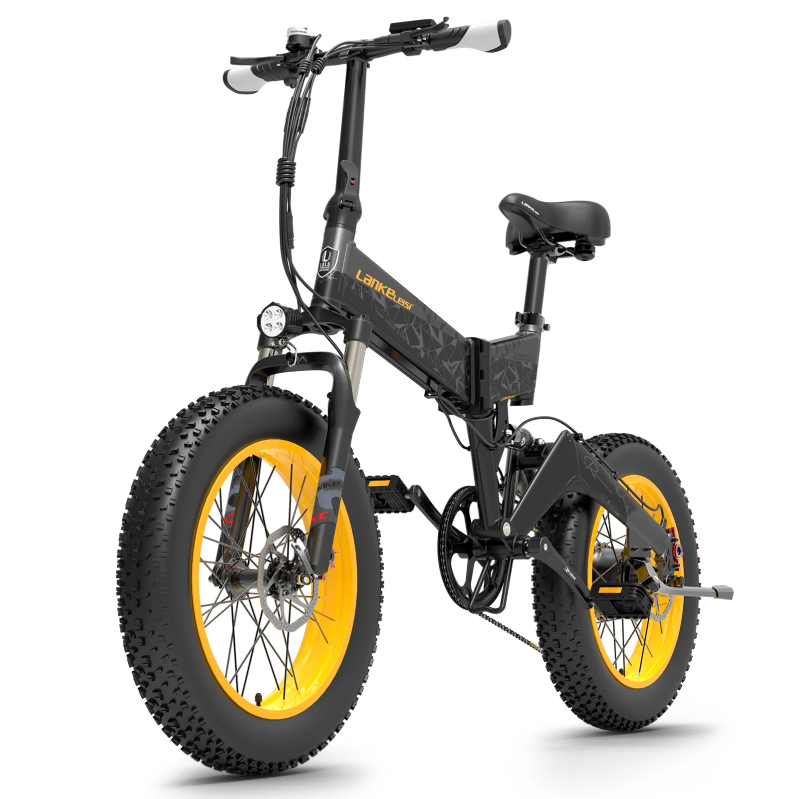 1000W 20 Inch Folding Power Assist Sports Electric Bicycle E-Bike with 4.0 Inch Fat Tires 48v 10.4AH Battery 90km Range 46km/h
1000W 20 Inch Folding Power Assist Sports Electric Bicycle E-Bike with 4.0 Inch Fat Tires 48v 10.4AH Battery 90km Range 46km/h