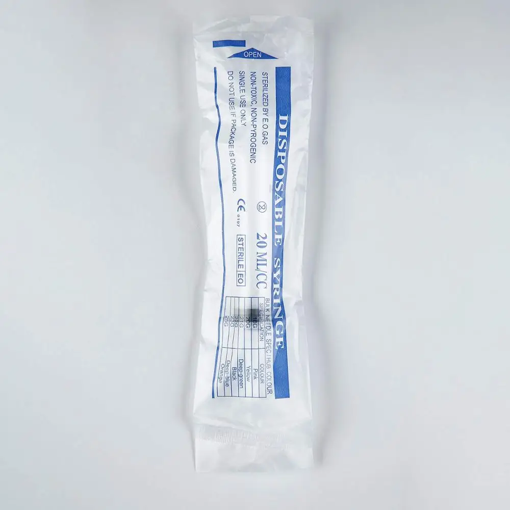 20 упаковок мл большой пластиковый шприц с крышкой для катетера и стерильная