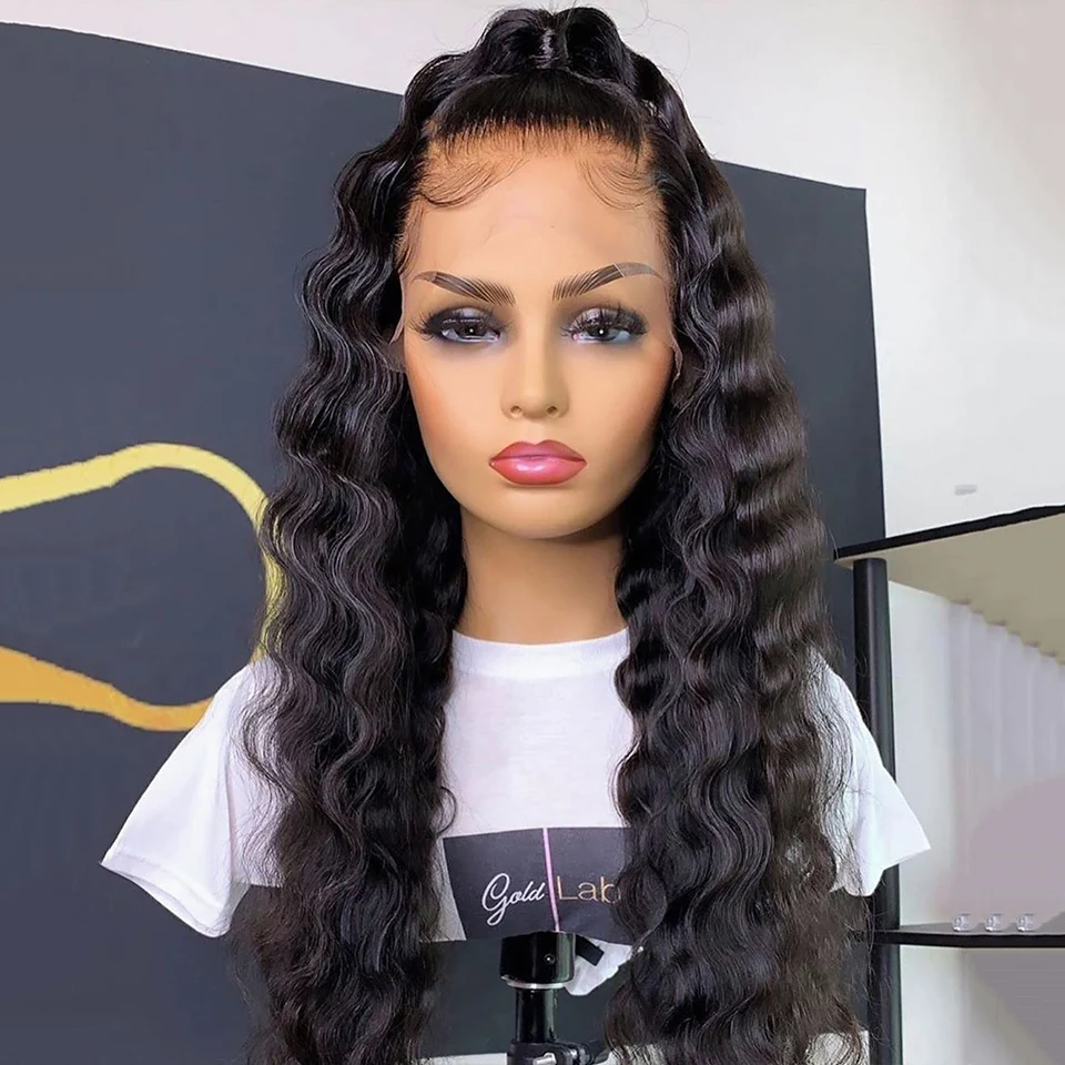 13x4 Deep Wave Wig 150% Lace Front Human Hair Wigs Brazilian Remy Baby Hari Wig Lace Front Wigs Pre Plcuked HairLine Lace Wig
13x4 Deep Wave Wig 150% Lace Front Human Hair Wigs Brazilian Remy Baby Hari Wig Lace Front Wigs Pre Plcuked HairLine Lace Wig