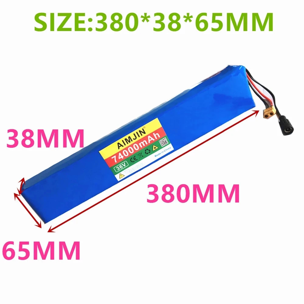 XT60 36V 10s4p 74ah 600-1000W High Power and Large Capacity 42v18650 Lithium Battery Electric Motorcycle 20A BMS
XT60 36V 10s4p 74ah 600-1000W High Power and Large Capacity 42v18650 Lithium Battery Electric Motorcycle 20A BMS