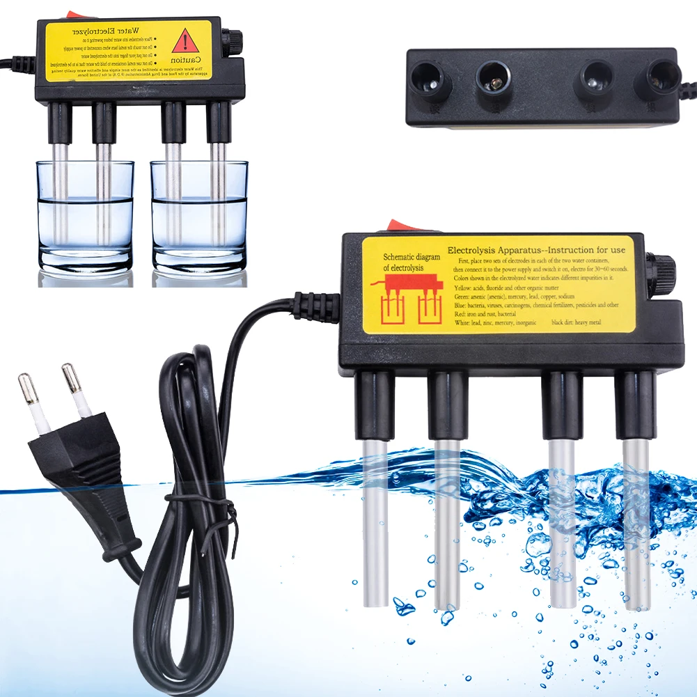 Household Water Quality Tester Electrolyser Portable Electrolysis Iron Bars Water Purity Tester Quick Water Quality Testing Too
Household Water Quality Tester Electrolyser Portable Electrolysis Iron Bars Water Purity Tester Quick Water Quality Testing Too