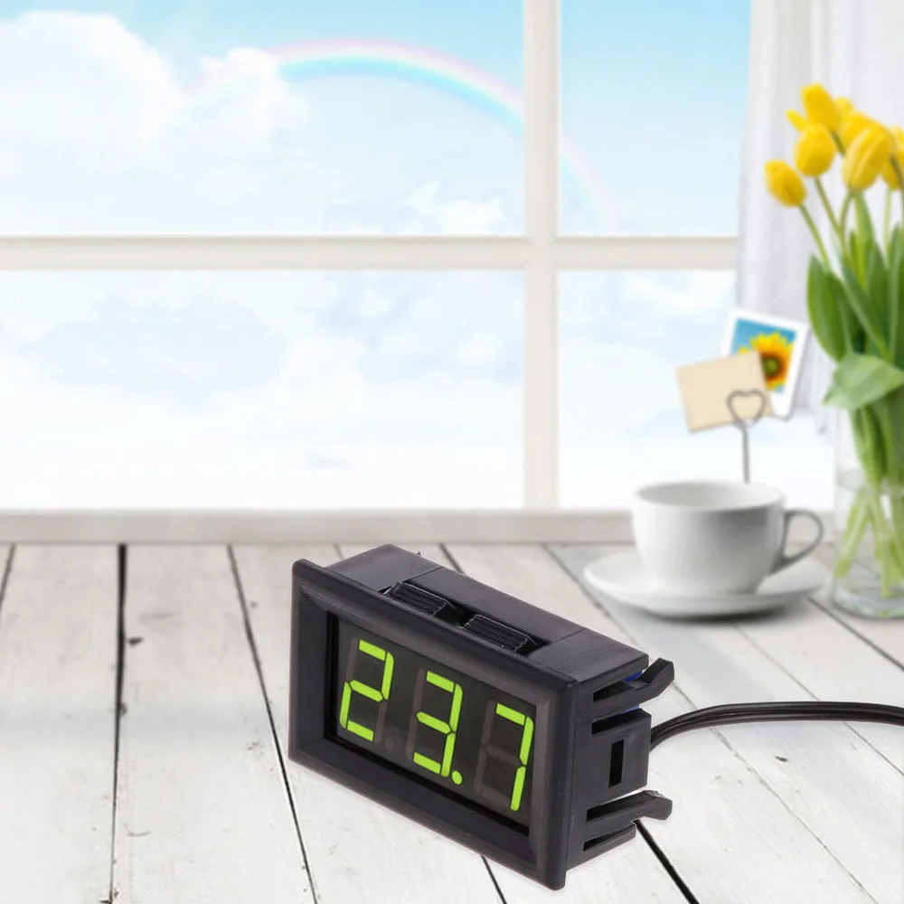 DC12V Digital Temperature Controller DIY Smart Mini Thermostat Regulator Intelligent Thermometer With Waterproof Probe
DC12V Digital Temperature Controller DIY Smart Mini Thermostat Regulator Intelligent Thermometer With Waterproof Probe