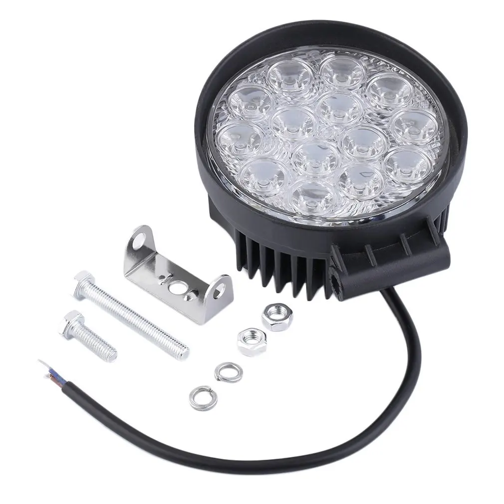 LED Work Light Waterproof 42W Off Road Spot Flood Light Round LED Lamp for Car Truck Vehicle ATV Boat
LED Work Light Waterproof 42W Off Road Spot Flood Light Round LED Lamp for Car Truck Vehicle ATV Boat