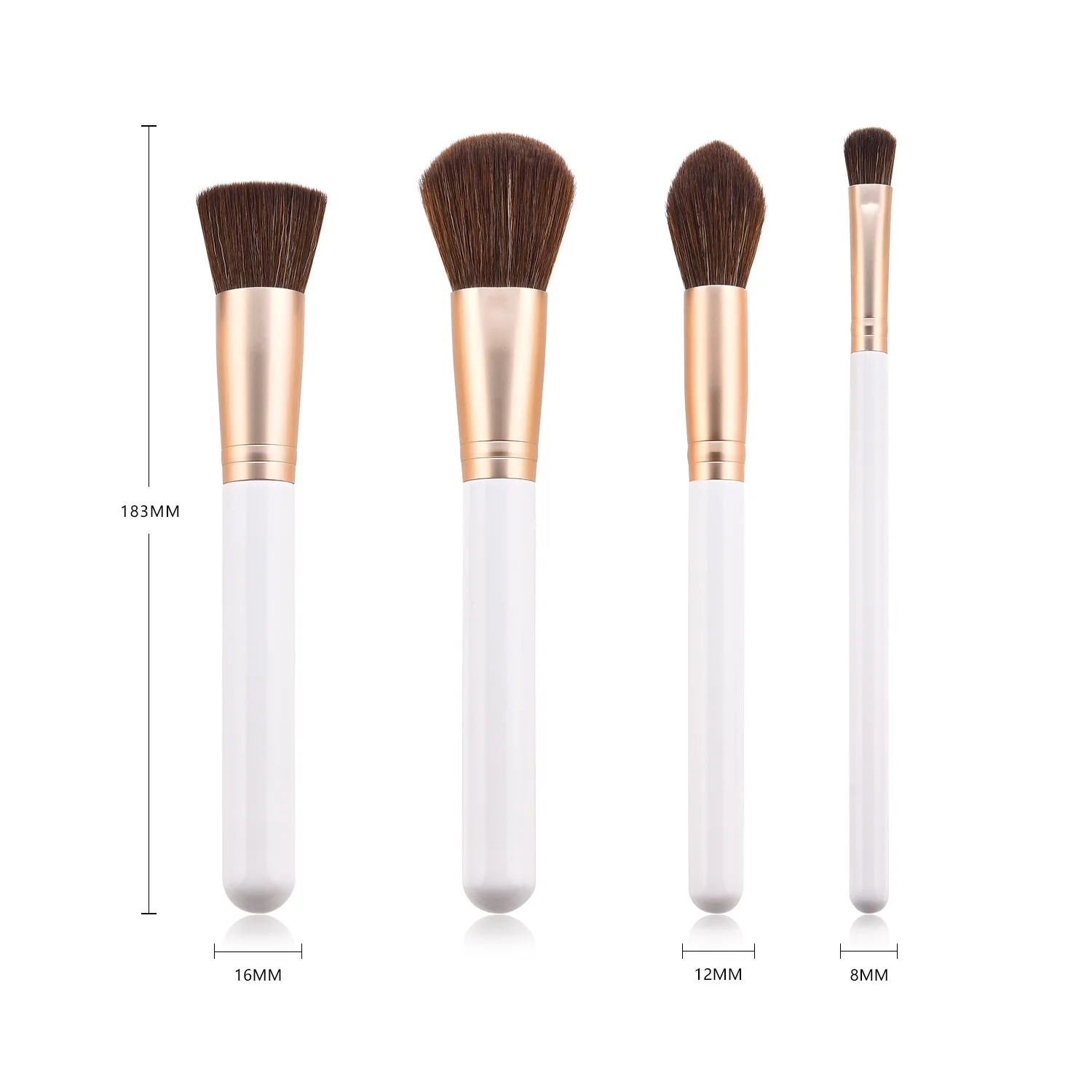 4pcs Makeup Brush Set Foundation Powder Blush Blending Concealer Contour Highlighter Eyeshadow Face Beauty Make Up Tool
4pcs Makeup Brush Set Foundation Powder Blush Blending Concealer Contour Highlighter Eyeshadow Face Beauty Make Up Tool