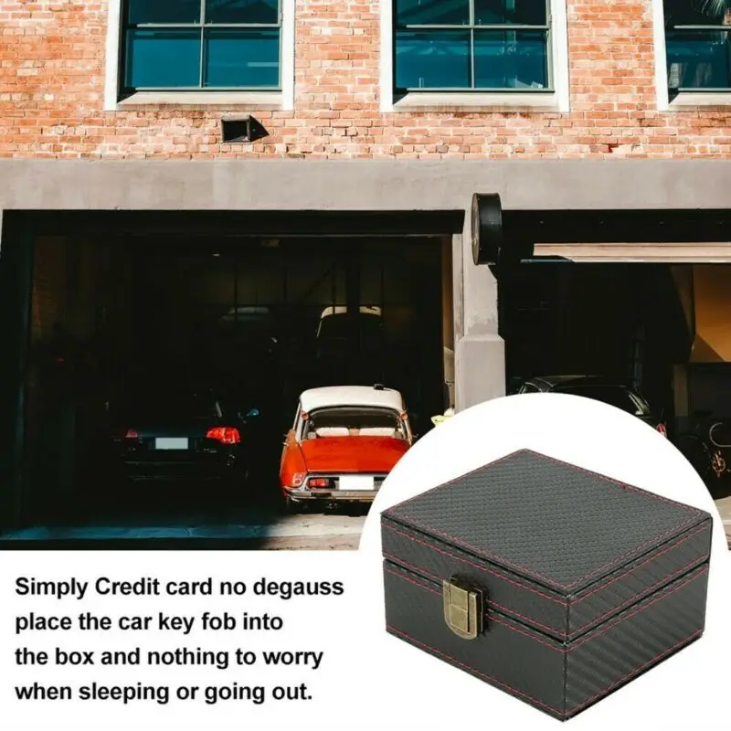 Carbon Fiber Car Key Box Signal Blocker Box Anti Theft Blocking Pouch Safety Anti RFID Bluetooth Shield Case Faraday Box
Carbon Fiber Car Key Box Signal Blocker Box Anti Theft Blocking Pouch Safety Anti RFID Bluetooth Shield Case Faraday Box