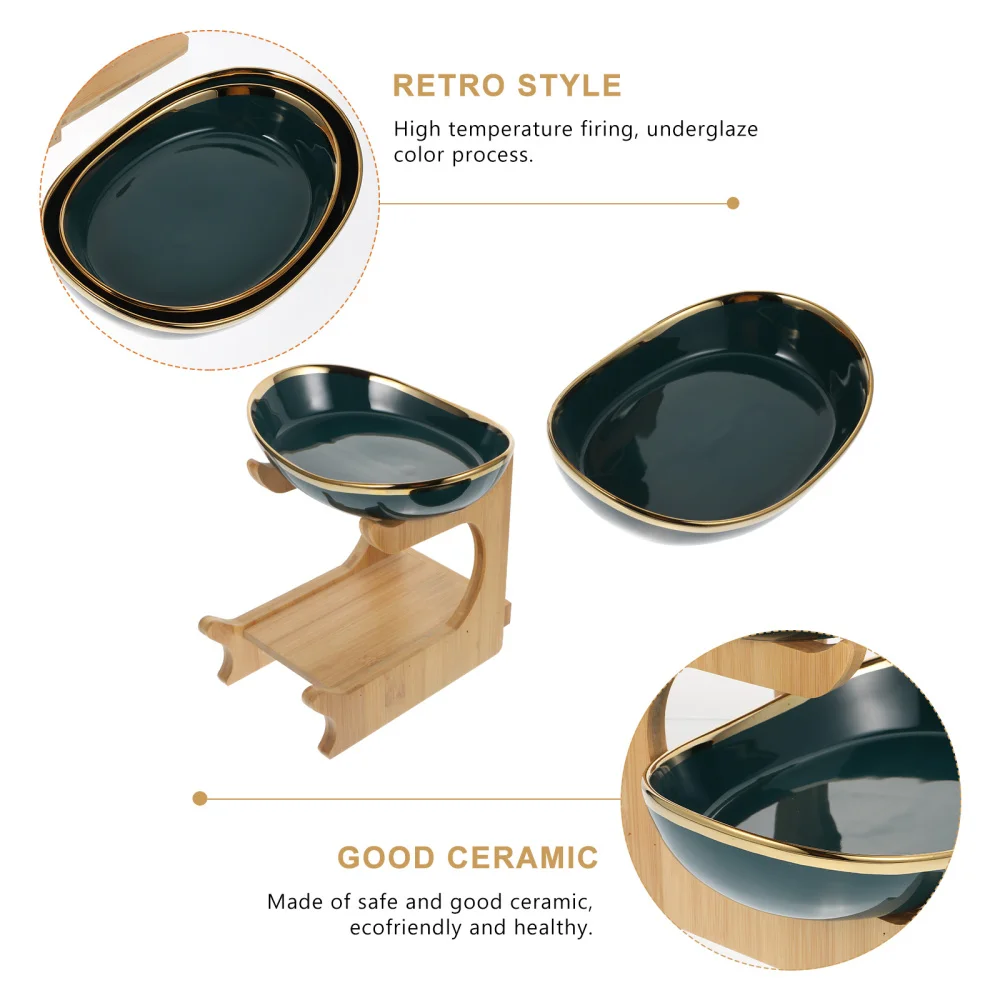 2 Pcs Double-layer Ceramic Fruit Plates Ingots Shape Food Trays for Home Use (Green)
2 Pcs Double-layer Ceramic Fruit Plates Ingots Shape Food Trays for Home Use (Green)