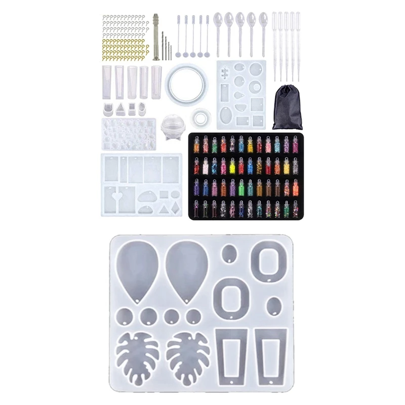 1 Set Jwelry Silicone Mold, DIY Crafts Making Kit & 1 Pcs Handmade Dangling Earring Silicone Mold
1 Set Jwelry Silicone Mold, DIY Crafts Making Kit & 1 Pcs Handmade Dangling Earring Silicone Mold