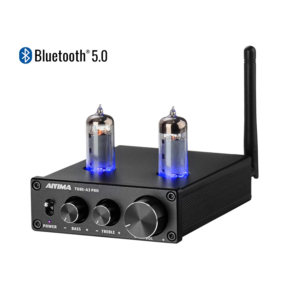 AIYIMA 6K4 Vacuum Tube Amplifier Preamplifier Bluetooth 5.0 Preamp AMP With Treble Bass Tone Adjustment For Home Sound Theater 
AIYIMA 6K4 Vacuum Tube Amplifier Preamplifier Bluetooth 5.0 Preamp AMP With Treble Bass Tone Adjustment For Home Sound Theater