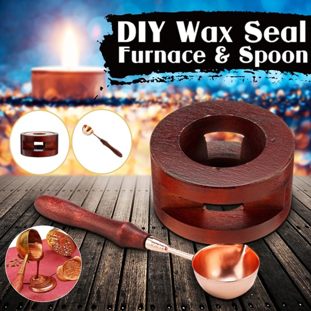 Retro Sealing Wax Furnace Stove Pot Wood Handle Sealing Wax Spoon for Wax Sealing Decorative Wax Stamp Home Craft Gift
Retro Sealing Wax Furnace Stove Pot Wood Handle Sealing Wax Spoon for Wax Sealing Decorative Wax Stamp Home Craft Gift