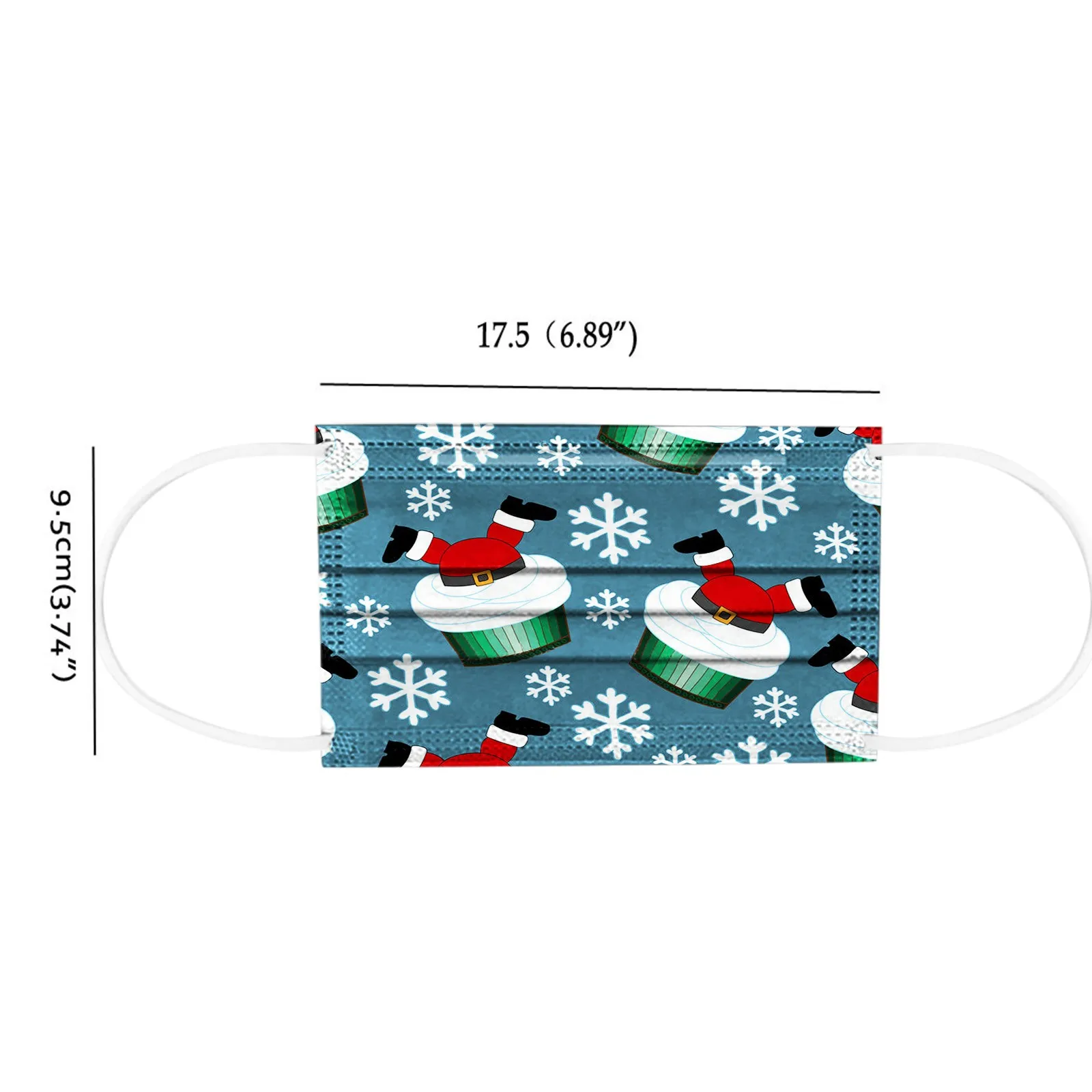 50PC Adult 2021 Christmas Printed Mask Disposable Protection Three Layer Face Mask Non-woven Melt Blown Three Layer Mascarilla
50PC Adult 2021 Christmas Printed Mask Disposable Protection Three Layer Face Mask Non-woven Melt Blown Three Layer Mascarilla