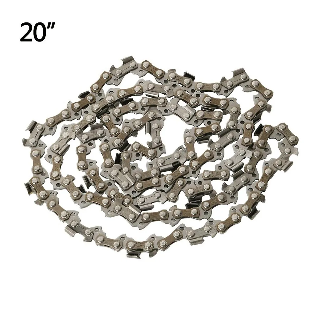 20in Chainsaw Saw Chain Blade Steel Semi Chisel Chain 3/8\"LP .050 Gauge 72DL Electric Saw Chainsaw Chain Replacement
20in Chainsaw Saw Chain Blade Steel Semi Chisel Chain 3/8\"LP .050 Gauge 72DL Electric Saw Chainsaw Chain Replacement