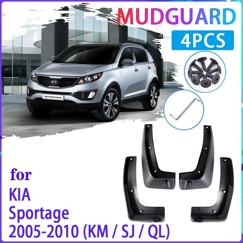 4 PCS Car Mud Flaps for KIA Sportage KM SJ QL 2005~2019 2016 2017 2018 Mudguard Splash Guards Fender Mudflaps Auto Accessories 
4 PCS Car Mud Flaps for KIA Sportage KM SJ QL 2005~2019 2016 2017 2018 Mudguard Splash Guards Fender Mudflaps Auto Accessories