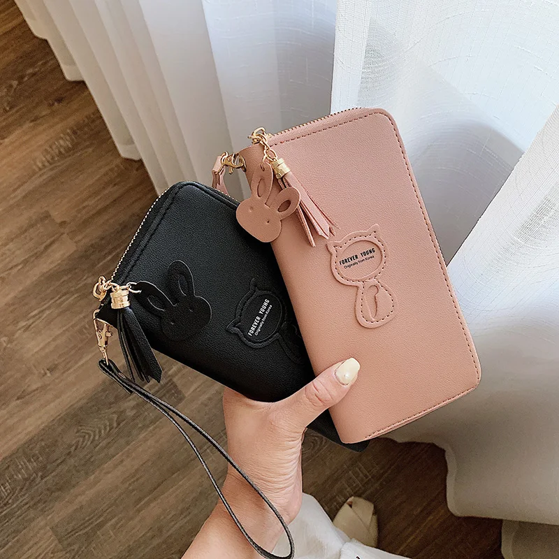 Women's Wallet Women's Long Clutch Zipper Large-capacity Coin Clip Wallet Mobile Phone Bag
Women's Wallet Women's Long Clutch Zipper Large-capacity Coin Clip Wallet Mobile Phone Bag