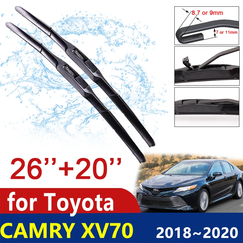 Car Wiper Blade Windshield for Toyota Camry 70 XV70 2018 2019 2020 Front Windscreen Wipers Car Accessories Goods XV 70
Car Wiper Blade Windshield for Toyota Camry 70 XV70 2018 2019 2020 Front Windscreen Wipers Car Accessories Goods XV 70