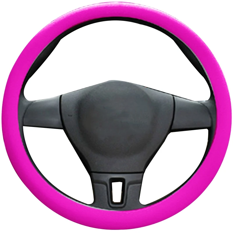 Car Universal Steering Wheel Cover Colorful Non-slip Silicone Steering Wheel Protective Sleeve Auto Interior Decoration 
Car Universal Steering Wheel Cover Colorful Non-slip Silicone Steering Wheel Protective Sleeve Auto Interior Decoration