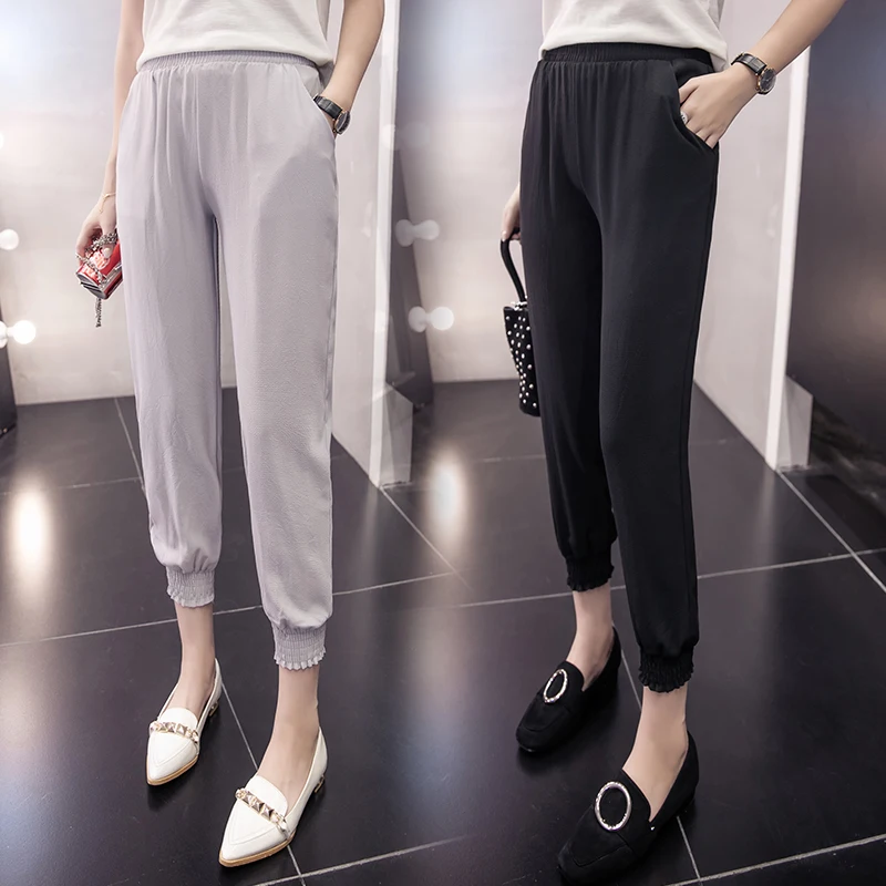 Women Chiffon Pant 2020 Summer Autumn Fashion Female Loose Trousers Oversize Casual Comfy Boho Beach Mesh Harem Pants
Women Chiffon Pant 2020 Summer Autumn Fashion Female Loose Trousers Oversize Casual Comfy Boho Beach Mesh Harem Pants