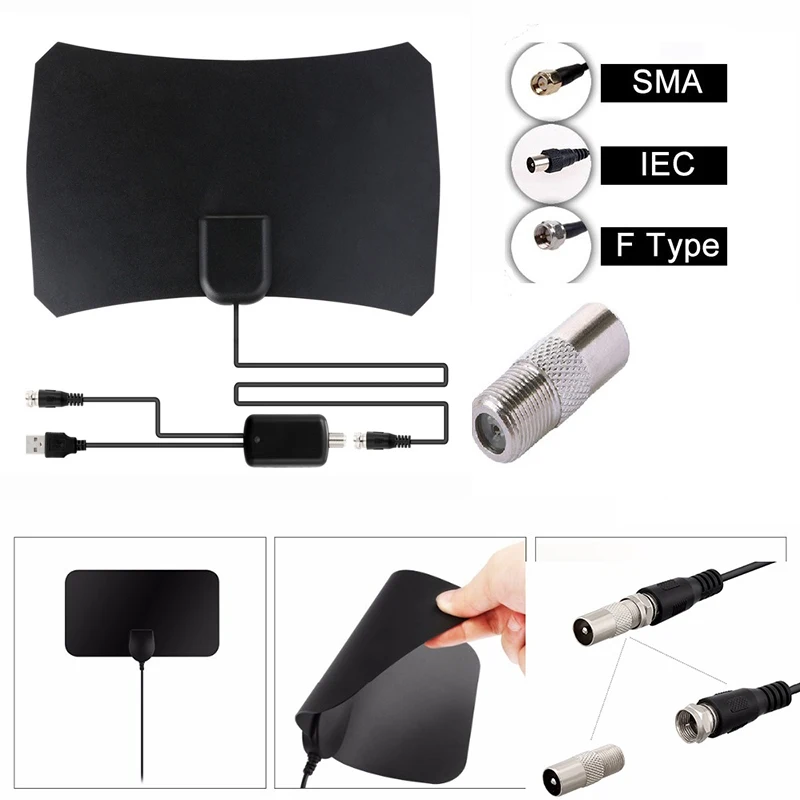 Крытый 1000 миль цифровой телевизионная антенна Антенна усиленный HD телевизионная антенна 4K DVB-T2 Freeview isdb-tb местных канал вещания
Крытый 1000 миль цифровой телевизионная антенна Антенна усиленный HD телевизионная антенна 4K DVB-T2 Freeview isdb-tb местных канал вещания