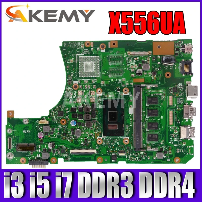 For Asus X556U X556UA X556UAK X556UAM X556UJ X556UV X556UF X556UR X556UB Mainboard X556UQ laptop Motherboard i3 i5 i7 DDR3 DDR4
For Asus X556U X556UA X556UAK X556UAM X556UJ X556UV X556UF X556UR X556UB Mainboard X556UQ laptop Motherboard i3 i5 i7 DDR3 DDR4