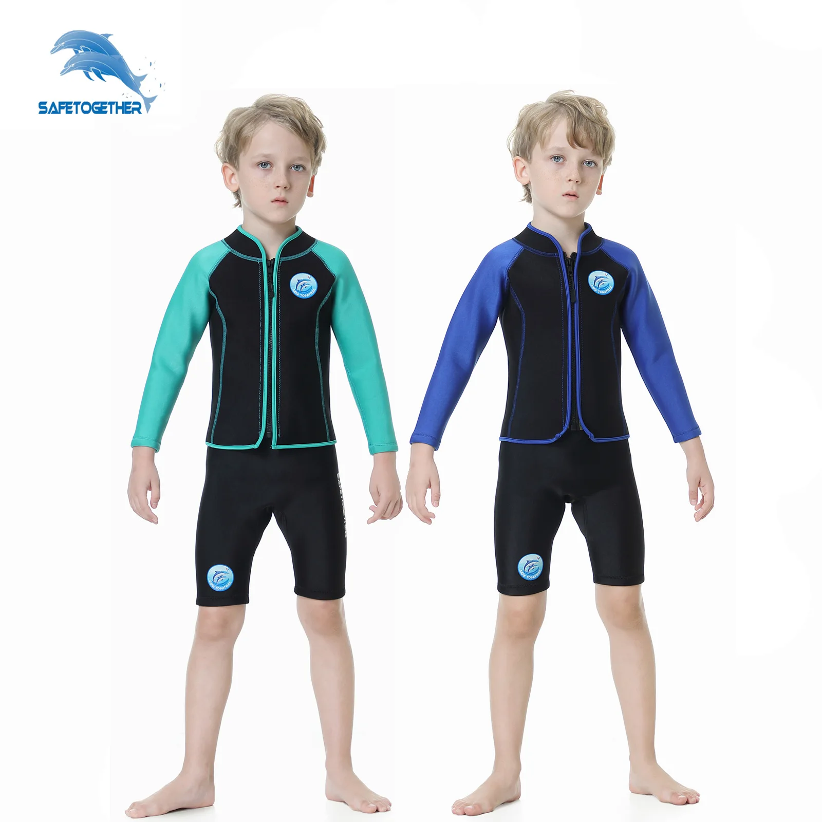 Children's Wetsuit 2.5mm Split Warm Winter Swimsuit Boys Long-sleeved Cold-proof Snorkeling Surfing Jellyfish Suit
Children's Wetsuit 2.5mm Split Warm Winter Swimsuit Boys Long-sleeved Cold-proof Snorkeling Surfing Jellyfish Suit