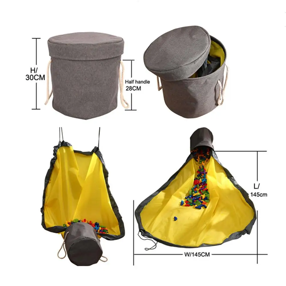Multifunctional SlideAway Toy Clean-up Storage Bag Portable Toys Organizer Toy Bag Basket Integrated Storage Bucket
Multifunctional SlideAway Toy Clean-up Storage Bag Portable Toys Organizer Toy Bag Basket Integrated Storage Bucket