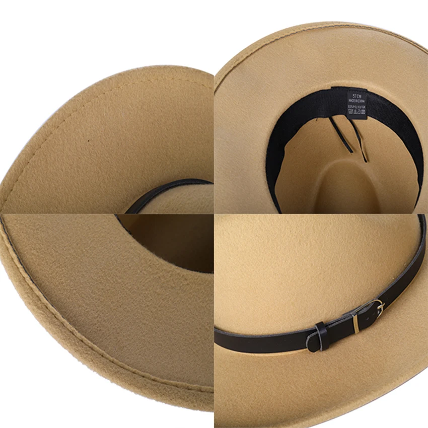 WELROG Women'S Fashion Jazz Hats New Men Fedoras 2020 Solid Color Hats Woolen Blend Cap Outdoor Casual Hats Travel Caps Felt Hat
WELROG Women'S Fashion Jazz Hats New Men Fedoras 2020 Solid Color Hats Woolen Blend Cap Outdoor Casual Hats Travel Caps Felt Hat