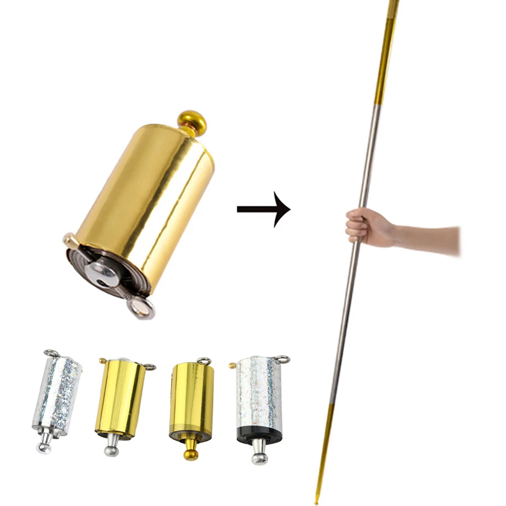 Telescopic Stick Golden 1.1m/1.3m/1.5m Wand Stick Close Up Illusion Magic Wand Toy Professional Trick Prop Stage
Telescopic Stick Golden 1.1m/1.3m/1.5m Wand Stick Close Up Illusion Magic Wand Toy Professional Trick Prop Stage