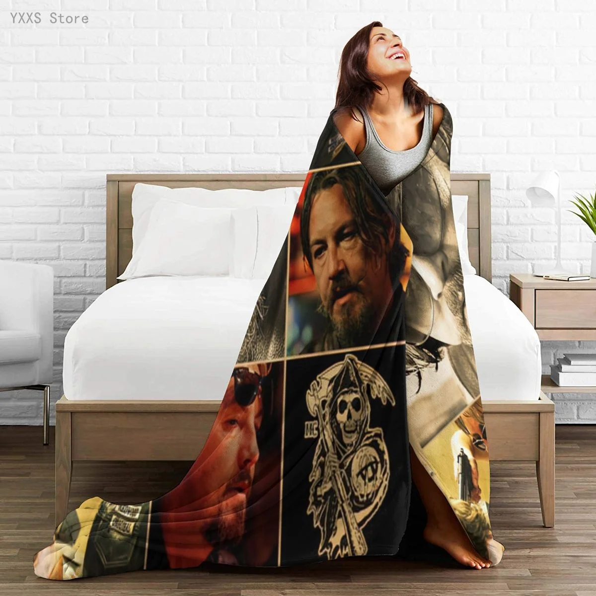 Sons of Anarchy 3D Cartoon Sherpa Blanket Warm Super Soft Flannel Office Nap Bedspread Sofa Bedding Plush Quilt Plaids 291785796
Sons of Anarchy 3D Cartoon Sherpa Blanket Warm Super Soft Flannel Office Nap Bedspread Sofa Bedding Plush Quilt Plaids 291785796