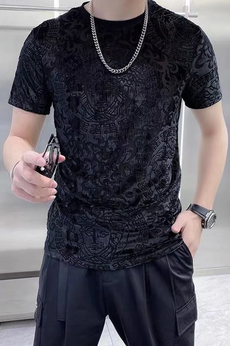 Black Silk Mens T Shirts Cozy Stylish Fashionable Designer T-shirts Luxury Mens Blouse Oversize Dragon Unusual Dress For Stout
Black Silk Mens T Shirts Cozy Stylish Fashionable Designer T-shirts Luxury Mens Blouse Oversize Dragon Unusual Dress For Stout